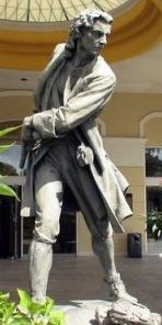 Picture Of Woodes Rogers Statue